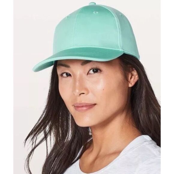 lululemon athletica Accessories - New Lululemon Baller Hat Washed Marsh breathable Wicking Ball Cap One Size